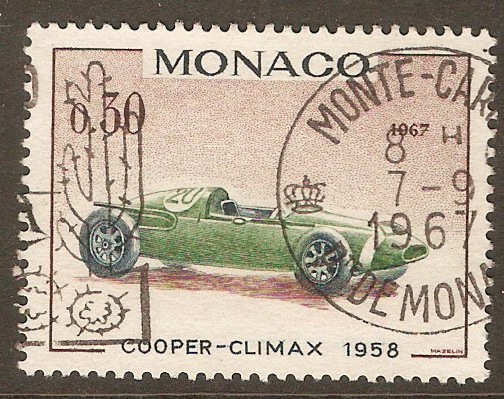 Monaco 1967 30c Grand Prix series - Cooper Climax. SG875.
